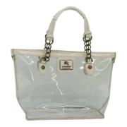 Pre-owned Fabric totes Burberry Vintage , Beige , Dames