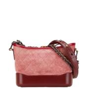 Pre-owned Leather chanel-bags Chanel Vintage , Red , Dames