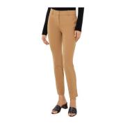 Kameel Slim Fit Broek Ermanno Scervino , Brown , Dames