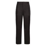 Katoenen Stretchbroek met Achterzakken Calvin Klein , Black , Heren