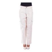 Crème Broek met Logo Print Dickies , Beige , Dames