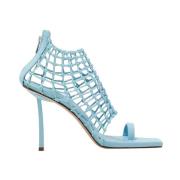 Blauwe Stiletto Sandalen Le Silla , Blue , Dames