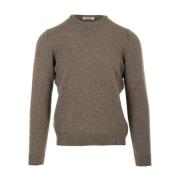 Bruine Sweater Paricollo ML Gran Sasso , Brown , Heren