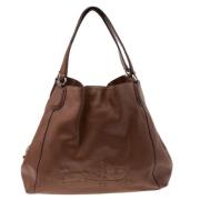 Pre-owned Leather shoulder-bags Coach Pre-owned , Brown , Dames