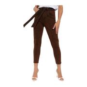 Bruine High-Waisted Jeans Elliot Retrofête , Brown , Dames