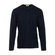 Blauwe Sweaters Serafina Stijl Tela Genova , Blue , Heren