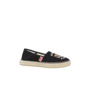 Zwarte Tijger Espadrilles Kenzo , Black , Dames