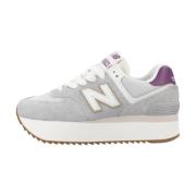 Casual Lifestyle Sneakers Wl574 ZCO New Balance , Gray , Dames