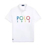 Katoenen poloshirt met logo Regular Fit Ralph Lauren , White , Heren