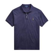 Donkerblauwe Custom Fit Zachte Katoenen Shirt Ralph Lauren , Blue , He...