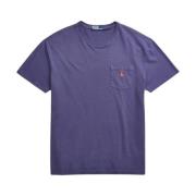 Katoenen T-shirt met geborduurd logo Ralph Lauren , Blue , Heren