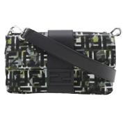 Pre-owned Canvas shoulder-bags Fendi Vintage , Black , Dames