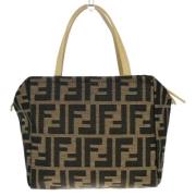 Pre-owned Canvas fendi-bags Fendi Vintage , Brown , Dames