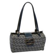 Pre-owned Canvas fendi-bags Fendi Vintage , Blue , Dames