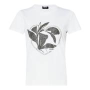 Wit versierd T-shirt met korte mouwen Liu Jo , White , Heren