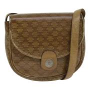 Pre-owned Leather celine-bags Celine Vintage , Beige , Dames