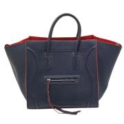 Pre-owned Leather totes Celine Vintage , Blue , Dames