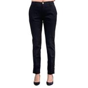 Casual Denim Broek Liu Jo , Black , Dames