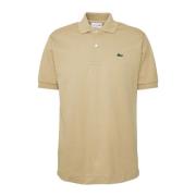 Klassieke Katoenen Poloshirt Lacoste , Beige , Heren