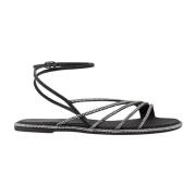 Zwarte Kristal Sandalen Scarlet Le Silla , Black , Dames