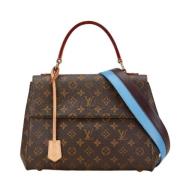 Pre-owned Canvas handbags Louis Vuitton Vintage , Brown , Dames