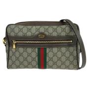 Pre-owned Canvas crossbody-bags Gucci Vintage , Beige , Dames