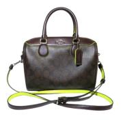 Pre-owned Leather handbags Coach Pre-owned , Brown , Dames