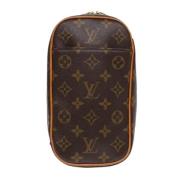 Pre-owned Canvas louis-vuitton-bags Louis Vuitton Vintage , Brown , Da...