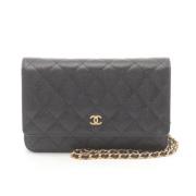 Pre-owned Fabric chanel-bags Chanel Vintage , Black , Dames