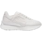 Leather sneakers Alexander McQueen , White , Dames