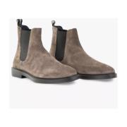 Handgemaakte Chelsea Boots met Elastische Panelen Nubikk , Gray , Here...