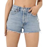 Vintage Parker Denim Shorts Agolde , Blue , Dames