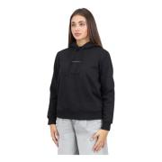 Zwarte hoodie met essentieel ontwerp Calvin Klein Jeans , Black , Dame...