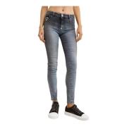 Grijze Heart Skinny Fit Jeggings Philipp Plein , Gray , Dames