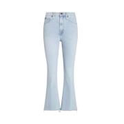 Lichtblauwe jeans met wijde pijpen Ralph Lauren , Blue , Dames