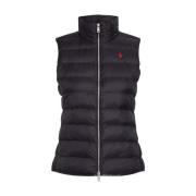 Zwart Gewatteerd Vest Ralph Lauren , Black , Dames