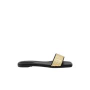 Zwarte sandalen met gouden versiering Simkhai , Yellow , Dames