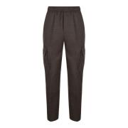 Cargo Broek met Elastische Tailleband Pmds , Brown , Heren