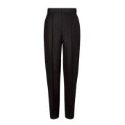 Zwarte hoge taille broek Tory Burch , Black , Dames