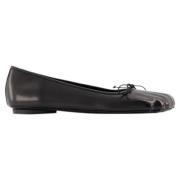 Leather flats Balenciaga , Black , Dames