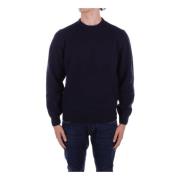 Blauwe Logo Front Sweater Barbour , Blue , Heren