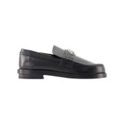 Leather flats Alexander McQueen , Black , Dames