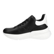 Leather sneakers Alexander McQueen , Black , Dames