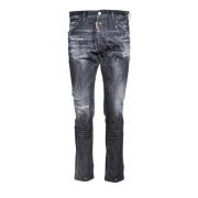 Vintage Cool Guy Jeans - Zwart Dsquared2 , Black , Heren