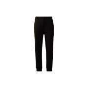 Verhoogde Fleece Cargo Sweatpants C.p. Company , Black , Heren