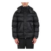 Monogram donsjack met ritssluiting Hugo Boss , Black , Heren