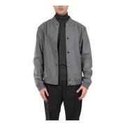 Wollen Bomberjack Hugo Boss , Gray , Heren