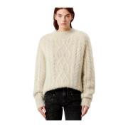 Beige Kabeltrui Thomas Isabel Marant , Beige , Dames