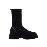 Fabric boots Ganni , Black , Dames