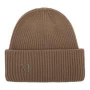 Stijlvolle Beanie Hoed Max Mara , Brown , Dames